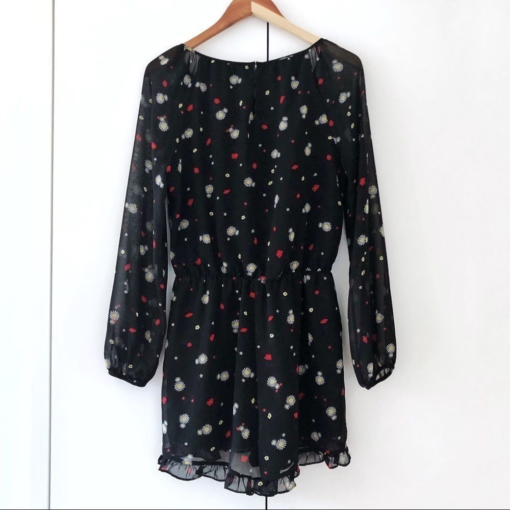 Bcbgeneration Falling Daisy Romper Ruffled - image 8